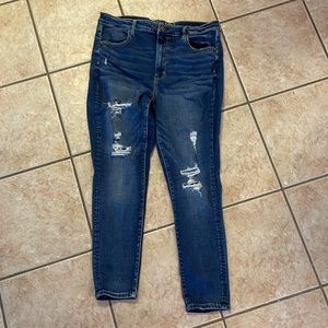 American Eagle Super Stretch Ripped Jeans